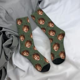 Novelty Custom Face Socks DIY Personalized Photo Custom Socks Crazy Funny Men's Socks Christmas Party Birthday Anniversary Gift