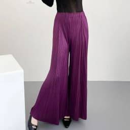 Miyake Pleated Wide-Leg Pants 2026 New Straight-Leg Pleated High-Waisted Drapey Casual Wide-Leg Trousers Women Lightweight Pants
