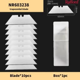 Radford Cuchillas De Utilidad SK2 Con Gancho - Acero De Arte, Cuchillo Bocina Seguridad Con Caja De Almacenamiento Para Cortar