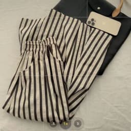 Retro Chic Solid Color Striped Skirt for Women in Summer, High Waisted and Slimming A-line Mid Length Umbrella Skirt