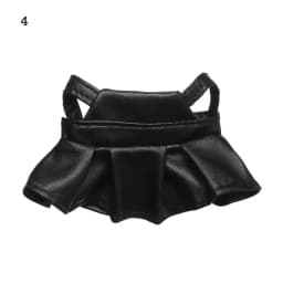 20cm Fashion Doll PU Leather Jacket Doll Hat Skirt Suit Clothing Gifts Plush Doll's Clothes Outfit Accessories for Idol Dolls