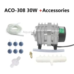 Hailea ACO-208 ACO-308 ACO-318 Electromagnetic Air Compressor Portable Koi Fish Tank Bubble Aquarium Air Pump Pond Aerator