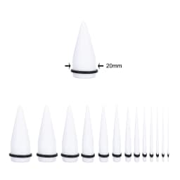 2pcs Ear Tapers Tunnels and Plugs Earrings Piercing Ear Dilations Stretcher Marks for Tunnels Piercing Jewelry 1.6-16mm
