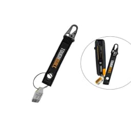 TOUGHBUILT TB-54S2-C Tool Hook & Lock Ring Ornament Logos Portable Gift Nylon Keychain Tool Parl
