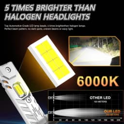 H7 H4 H1 Led Headlight Bulbs Mini Wireless 4500000LM 6000K CSP for Car Headlamp Auto Diode Lamps H11 9006 Led 12V Automobile