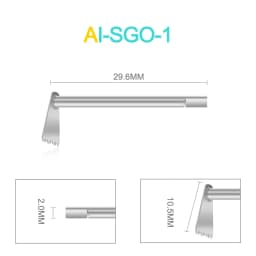 Dental Accessories Micro Saw Handpiece Saw Blades Bone Cutting Material Compatible AI-SGR-D/SGO-T/SGS-Y 1pcs