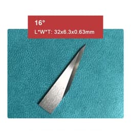 10Pcs Aoke Kasemake AMEIDA RUK Vibration Knifes Blade Cutter Head Oscillating Blade 16°-45°For CNC Genuine Leather Machine
