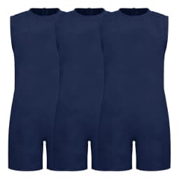 Children 3Pcs Anti-strip Adaptive Bodysuit Special Needs Clothing Short Sleeve Back Zipper Jumpsuit for Autism Sensory kids
