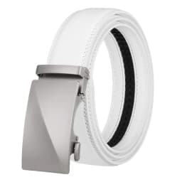 CETIRI 130cm 140cm 150cm 160cm Plus Size Long Belt White Men Belt Alloy Automatic Buckle Real Leather Belts Luxury Brand