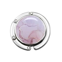 NEW Foldable Handbag Hook Marble Pattern Portable Briefcase Hanger Durable Creative Purse Hook for Women for Table
