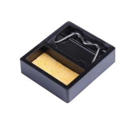 2pcs Mini Soldering Iron Stand Holder Welding Solder Soldering Stand With Clean Sponge For BGA Soldering Station Repair Tools