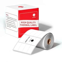 Phomemo Multi-Purpose Square Self-Adhesive Label for Phomemo M110/M200 Label Printer Width 20-50mm Labels/Roll