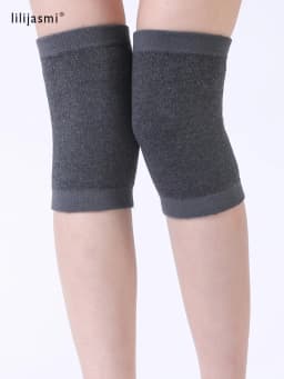 Wool Thick Knee Sleeve Fleece Linned Solid Winter Coldproof Warm Knees Knitted High Kneecap Knee Protectors Leg Warmers Winter