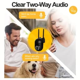 Ease Life APP 4/2/1PC Upgraded Black 5G/2.4G WiFi Security Camera Color Night Vision Motion Detection Tracking Indoor Outdoor AI