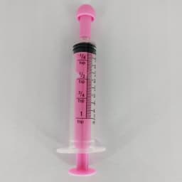 Color straight mouth syringe 5ml 10ml with plastic cap