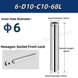 Saw Milling Cutter Slitting Saw Arbor Blade Holder CNC Slotting Machining Metal Cutting Tool Front Rear Lock 5 6 8 10 13mm