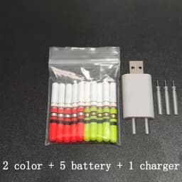 10pcs Light Sticks Green/Red Work with CR322 Battery Waterproof LED Lamp Lightstick Luminous Night Fishing Tackle Accessory J466