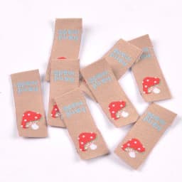 50pcs Lovely Butterfly/Rainbow Pattern Embroidery Labels Garment Sewing Accessories Clothes Bag Shoe Tags Crafts Supplies C3367