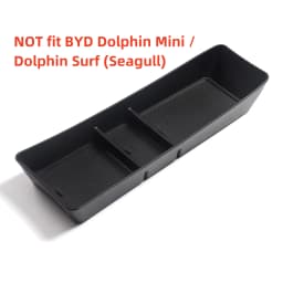 Smabee for BYD Dolphin (Not Fit Dolphin Surf/Dolphin Mini) Car Center Tray Central Lower Layer Storage Box Organizer Tidying