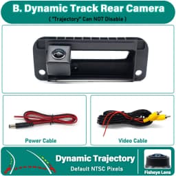 HD Rear Camera For Mercedes Benz Classe C W204 S204 C204 C180 C200 C260 2008 ~ 2015 Trunk Handle Parking Reversing Camera