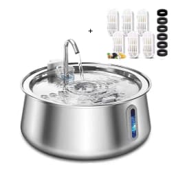 4L Cat Drinking Fountain Automatic Stainless Steel Pet Cats Water Dispenser Ultra-quiet Pump Drink Foutain For Multiple Pets