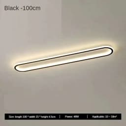 Long Strip LED Ceiling Lights Modern Simple Corridor Aisle Balcony Cloakroom Bedroom Porch Lamp Home Indoor Decor Lighting Lamps