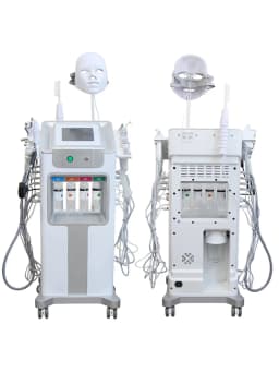 12 in 1 Water Oxygen Hydro Machine Face Lifting Deep Cleaning Dermabrasion Aqua Peeling Machine Skin Rejuvenation Small Bubble