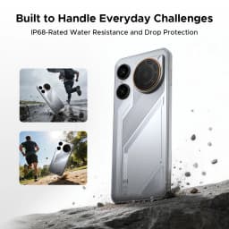DOOGEE M30 Ai Smartphone 6.88" IP68 Waterproof Android 16 8000mAh Battery 48GB RAM (6+42) 256GB ROM 64MP Camera Widevine L1 Google Pay Supports with 135dB Large Amplitude Speaker