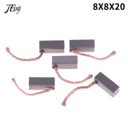 5/10pcs Carbon Brush For Automobile Heater Blower Fan Air-blower Electric Motor Brush Replacement (8*8*20mm)