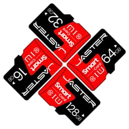 JASTER Mini SD Card 4GB 8GB 16GB Class 6 Real Capacity 32GB Memory SD Card High Speed Smart SD Card TF Red Suitable for Camera