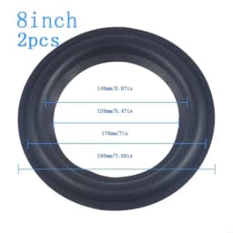 157F High Performance Rubber Rings Replacement Parts for Speaker Repair or DIY
