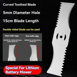 150mm Metal Grass Trimmer Head Replacement Saw Blades for Cordless Battery Lawn Mowers Home Garden Power Tools Grass Trimmers