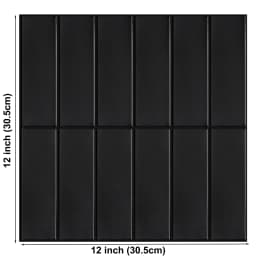 10pcs Thicker Design 3D Self-adhesive Wall Sticker Home Wallpaper Durable Pet Material Tile Decals for Kitchen Bathroom Tailgate