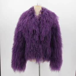 PINK JAVA QC23050-2 new arrival real mongolia sheep fur jackets women winter fur coat wholesale hot sale