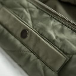 Maden Men's Vintage B-15 Bomber Jacket Green Khaki Faux Rabbit Fur Collar Thick Padded Winter Coat Warm Windproof Zipper Parka