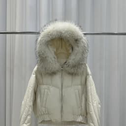 OFTBUY Short Zipper Parkas with Fur for Women Winter Warm Thick Duck Down Jacket Real Rccoon Fur Collar Women Hooded Clothing