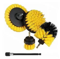 3/5Pcs Electric Drill-Brush Kit Power Scrubber Brush For Carpet Bathroom Surface Tub Furniture Shower Tile Tires Cleaning Tool