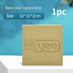 1/2pcs Aquarium Nano Ceramic Filter Media Bio Filter Block for Marine and Freshwater Fish Tank Filter High Energy Bio Brick