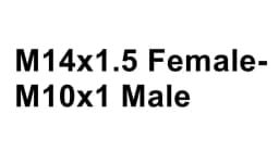 2pcs M14x1 M14x1.5 M16x1.5 Female - Sizes Male Brass Female-Male Reducer Reducing Hex Pipe Fitting Pressure Gauge