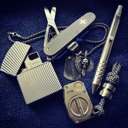 EDC Stainless Steel Insert Portable Candy Chewing Gun Medicine Box Storage Multifunction EDC Tools