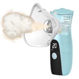 High-Efficiency Portable Mesh Nebulizer - Silent Autoclean Inhaler with LED Display for Adults Kids