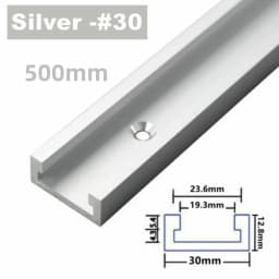 Workbench T-Slot Aluminium Alloy Miter Track T Sliding Slider T Bolts Nut Set Woodworking T-Track Jig Fixture Tools