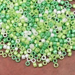 2.5mm Pearl Colour Antique Small Craft Beads Mini Glass Cylindrical Beads for Making Bracelet and Necklace