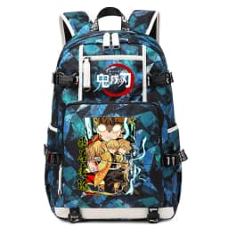 Demon Slayer Anime School Bag Large Capacity Lightweight Student Backpack for Kids Boys Girls Daily Use