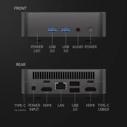 Mini Gaming PC Desktop Windows 11 Pro Intel Core I9 10980HK Mini PC 16GB DDR4 1TB SSD PC Gamer Computer Dual WIFI 6 BT5.2 4K HD