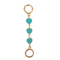 1PC Moon Shape Wallet Shoulder Bag Extension Chain with Alloy Spring Door Knocker for Underarm Bag Replacement Accessories