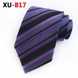 Polyester Jacquard Necktie 8 Cm Stripe Tie Business Casual Plaid Corbatas for Wedding Party Men Accessories Valentines Gift