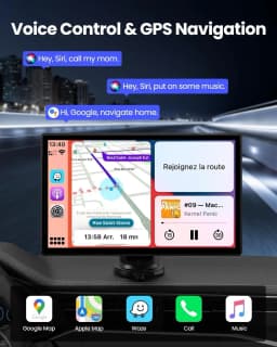 Jansite 10.1'' 4K Dashcam 4:3 Large Screen Carplay Android Auto DVR Car Intelligent Systems Multimedia Video Player Stereo Radio