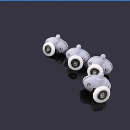 4pcs-8pcs/set New Oval 23mm 25mm ABS Nylon Single Pop Up Pulley Runner Wheel Shower Cabin Sliding Glass Door Rollers Hardware