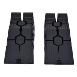 1 Pair Black 2500kg Heavy Car Ramps 900 Mm Long Anti-Slip Working Ramp Car Oil Changing Repair Maintenance Jacket Lift Tools